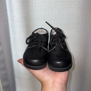 Elegant Black Kids Dress Shoes